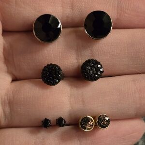 Black Earring Lot